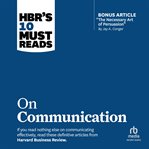HBR's 10 must reads on communication cover image