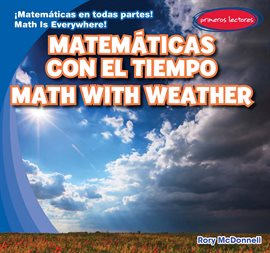 Umschlagbild für Matemáticas con el Tiempo / Math with Weather