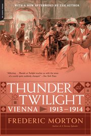 Thunder at Twilight : Vienna 1913/1914 cover image