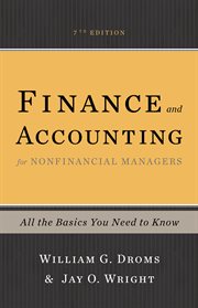 Finance and Accounting for Nonfinancial Managers : All the Basics You Need to Know cover image