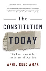 The Constitution Today : Timeless Lessons for the Issues of Our Era cover image