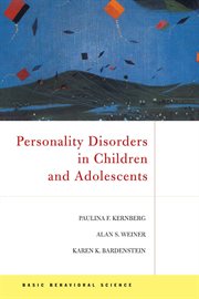 Personality Disorders in Children and Adolescents cover image