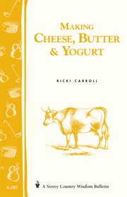 Making cheese, butter & yogurt cover image
