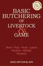 Basic butchering of livestock & game cover image