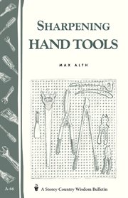 Sharpening hand tools cover image