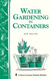 Water gardening in containers cover image