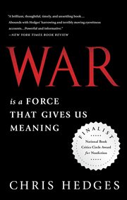 War Is a Force That Gives Us Meaning cover image