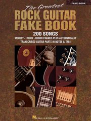 The greatest rock guitar fake book (songbook) cover image
