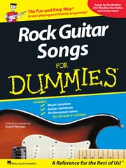 Rock guitar songs for dummies (music instruction) cover image