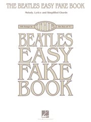 The beatles easy fake book (songbook) cover image