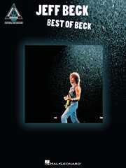 Jeff beck - best of beck (songbook) cover image