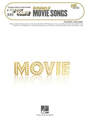 Anthology of movie songs - gold edition (songbook) cover image