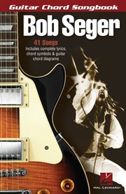 Bob seger - guitar chord songbook cover image
