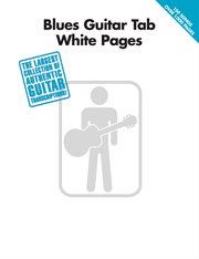 Blues guitar tab white pages (songbook) cover image