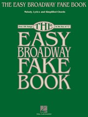 The easy broadway fake book (songbook) cover image