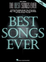 The best songs ever (songbook). Easy Guitar cover image