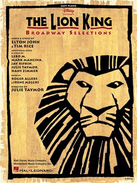 Cover image for The Lion King - Broadway Selections (Songbook)