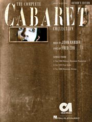 The complete cabaret collection (songbook). Vocal Selections - Souvenir Edition cover image
