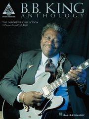 B.b. king - anthology (songbook) cover image