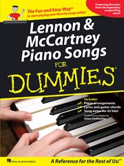 Lennon & mccartney piano songs for dummies (music instruction) cover image