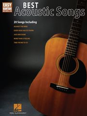 Best acoustic songs for easy guitar (songbook). Easy Guitar with Notes and Tab cover image