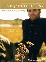 Five for fighting - the battle for everything (songbook) cover image