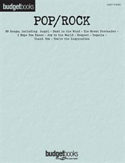 Pop/rock (songbook). Easy Piano Budget Books cover image