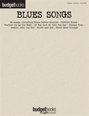 Blues songs (songbook). Budget Books cover image