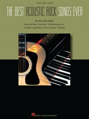 The best acoustic rock songs ever (songbook) cover image