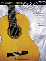 Classical guitar wedding (songbook) cover image