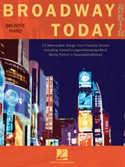 Broadway today (songbook) cover image