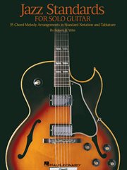 Jazz standards for solo guitar (songbook) cover image