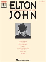 The elton john keyboard book (songbook) cover image