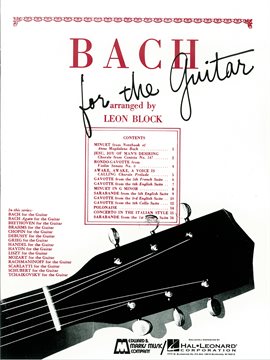 Cover image for Bach for Guitar (Songbook)