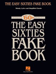 The easy sixties fake book (songbook) cover image