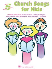 Church songs for kids (songbook). Five-Finger Piano cover image