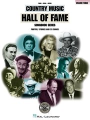 Country music hall of fame - volume 3 (songbook) cover image
