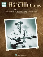 The best of hank williams (songbook) cover image