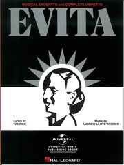 Evita - musical excerpts and complete libretto (songbook) cover image