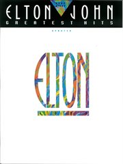 Elton john - greatest hits updated (songbook) cover image