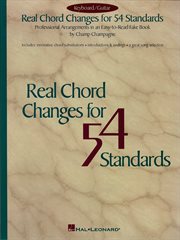 Real chord changes for 54 standards (songbook) cover image