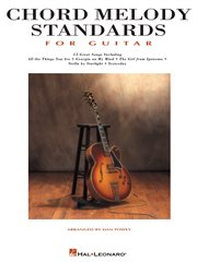 Chord melody standards for guitar (songbook) cover image