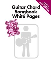 Guitar chord songbook white pages cover image