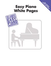 Easy piano white pages (songbook) cover image