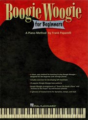 Boogie woogie for beginners (music instruction) cover image