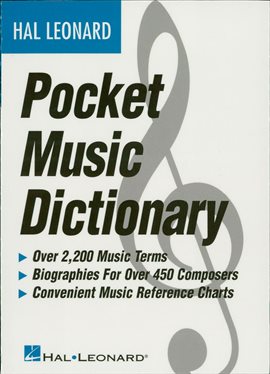 Cover image for The Hal Leonard Pocket Music Dictionary (Music Instruction)