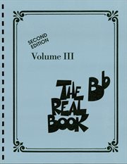 The real book - volume iii (songbook). Bb Edition cover image