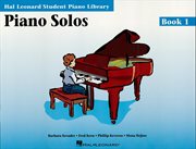 Piano solos book 1 (music instruction). Hal Leonard Student Piano Library cover image