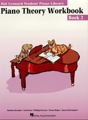 Piano theory workbook - book 2 (music instruction). Hal Leonard Student Piano Library cover image
