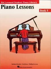 Piano lessons book 5 (music instruction). Hal Leonard Student Piano Library cover image